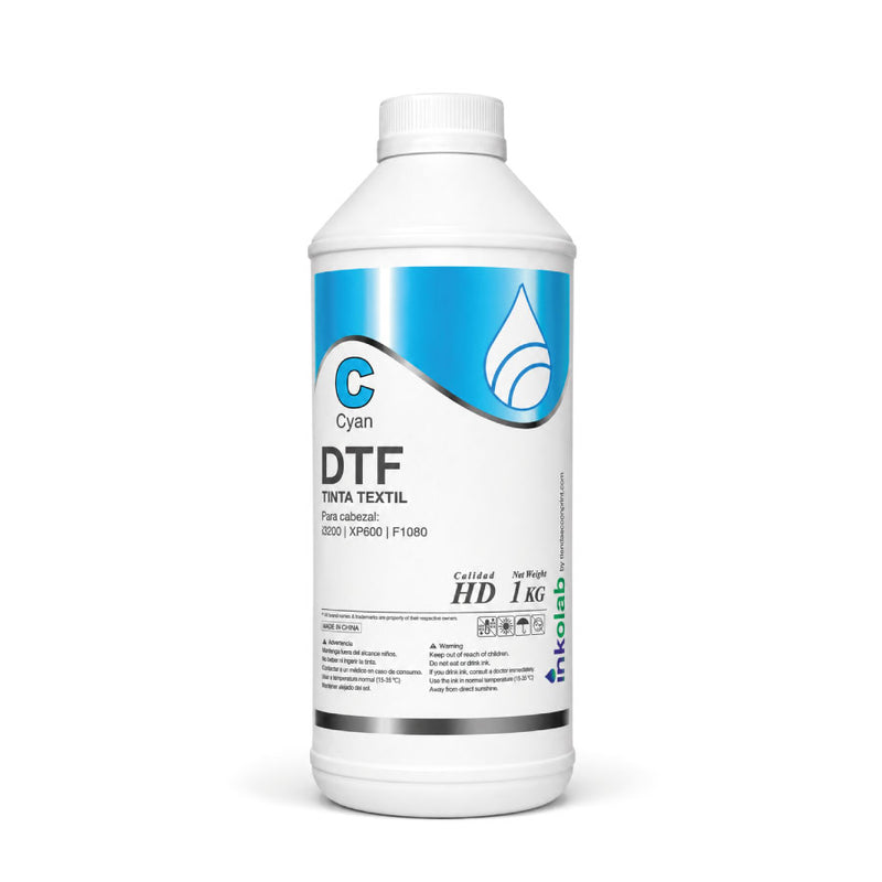 TINTA INKOLAB DTF TEXTIL 1000ML - VARIOS COLORES