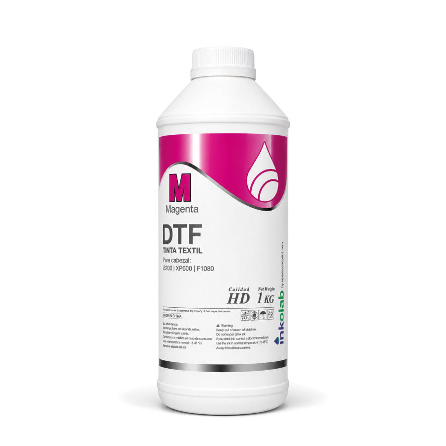 TINTA INKOLAB DTF TEXTIL 1000ML - VARIOS COLORES