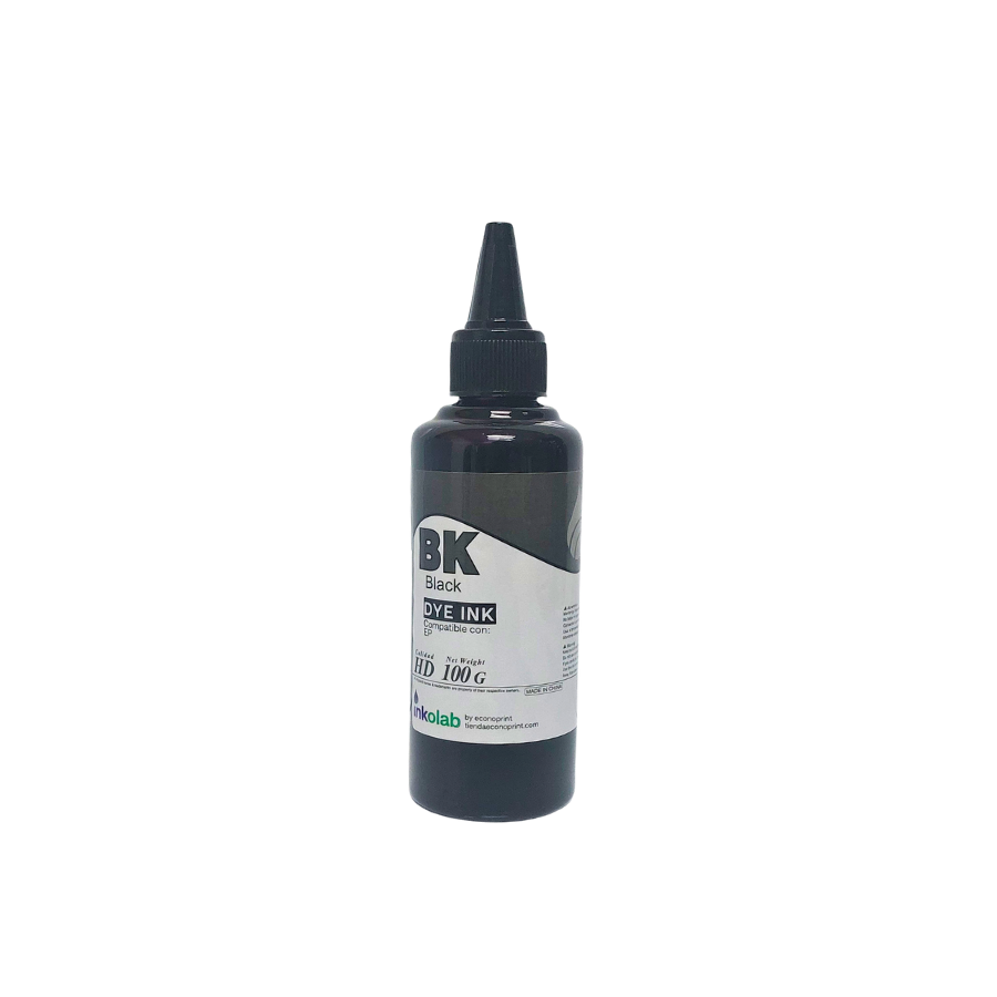 TINTA DYE INKOLAB - 100ML - PARA DOCUMENTOS - COMPATIBLE CON EP