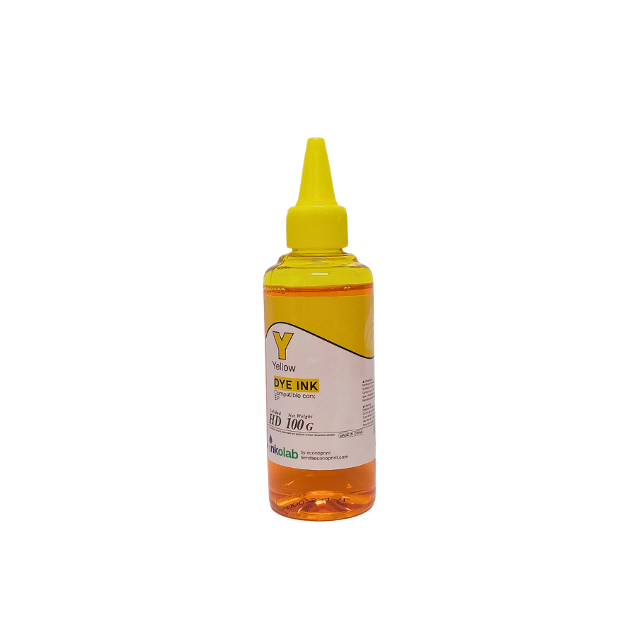 TINTA DYE INKOLAB - 100ML - PARA DOCUMENTOS - COMPATIBLE CON EP