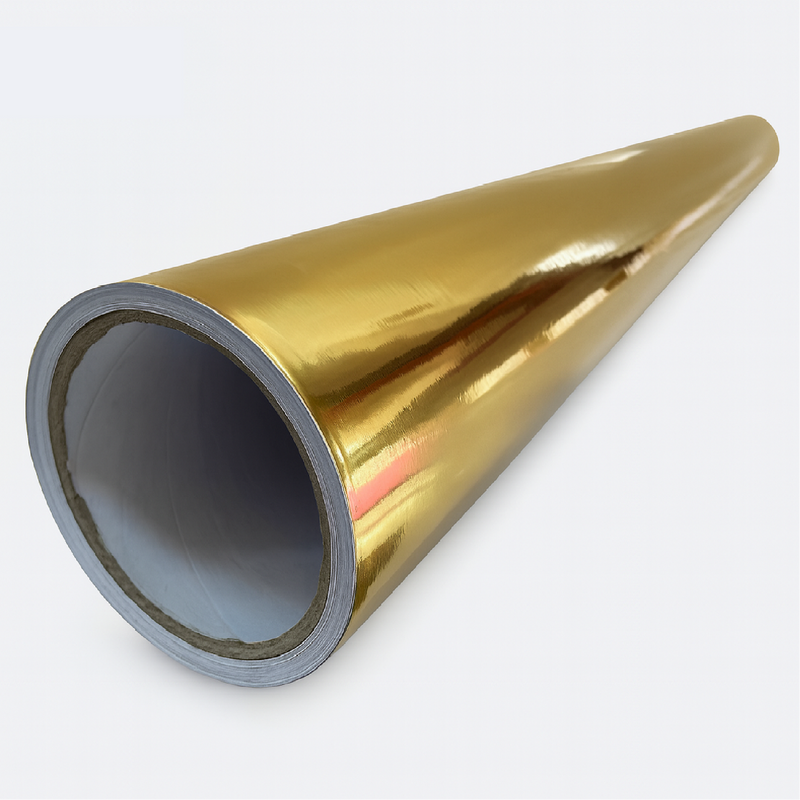 VINIL ADHESIVO DORADO METALICO POR METRO