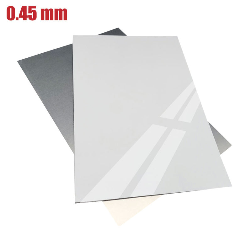 LÁMINA DE ALUMINIO SUBLIMABLE BLANCO 40 x 60 cm - 0.45mm DE GROSOR