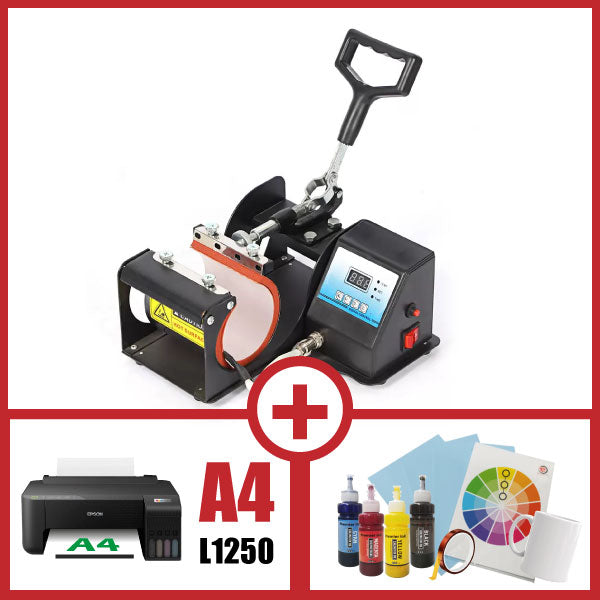 COMBO SUBLIMADORA DE JARROS REFORZADA + IMPRESORA L1250 + INSUMOS