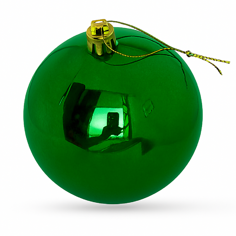 ESFERA NAVIDEÑA BRILLOSA VARIOS COLORES