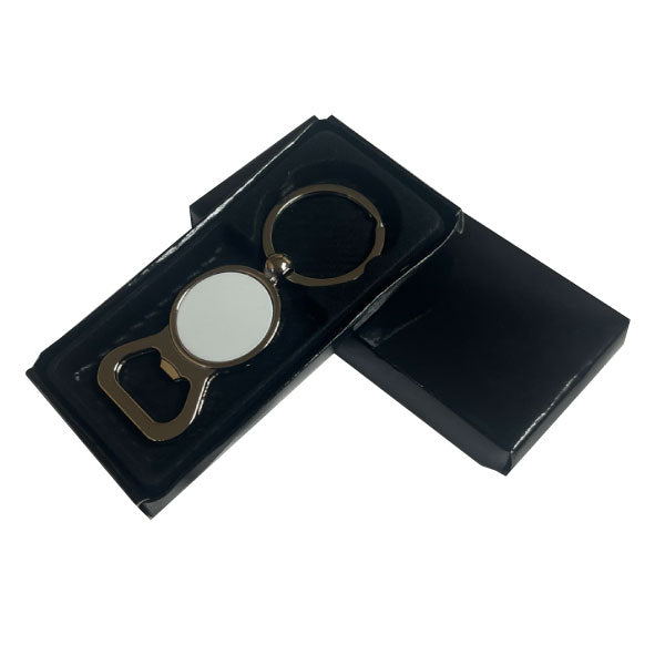 LLAVERO METÁLICO SUBLIMABLE DESTAPADOR 3 X 4.8 CM
