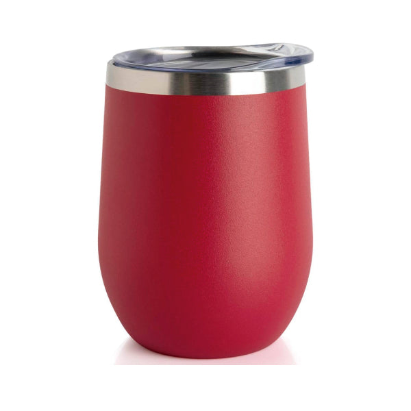 TUMBLER ROJO BRILLOSO NO SUBLIMABLE 350 ML