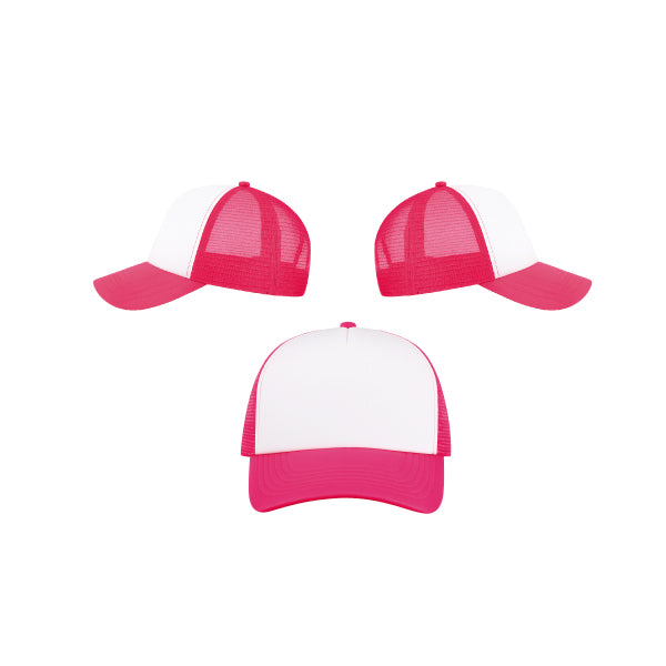GORRA TOM NIÑO COLOR FUCSIA FRENTE BLANCO