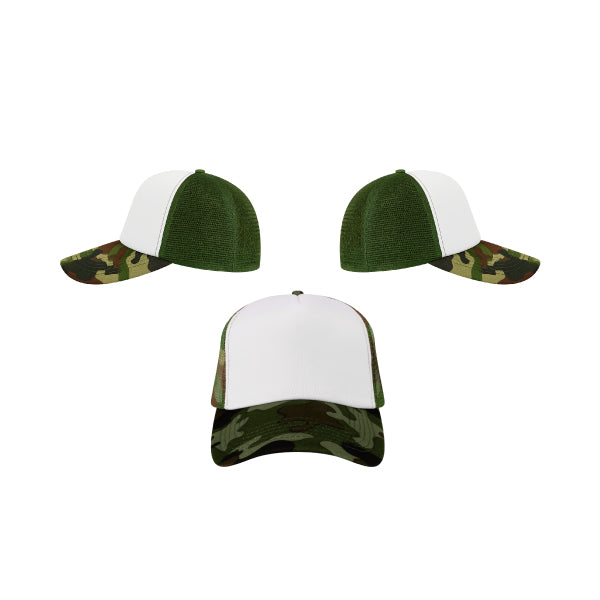 GORRA TOM NIÑO CAMUFLADA FRENTE BLANCO
