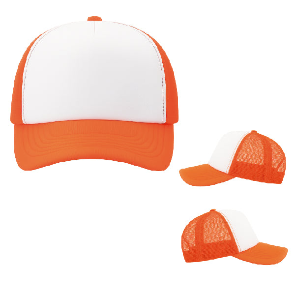 GORRA TOM ADULTO COLOR NARANJA OSCURO FRENTE BLANCO