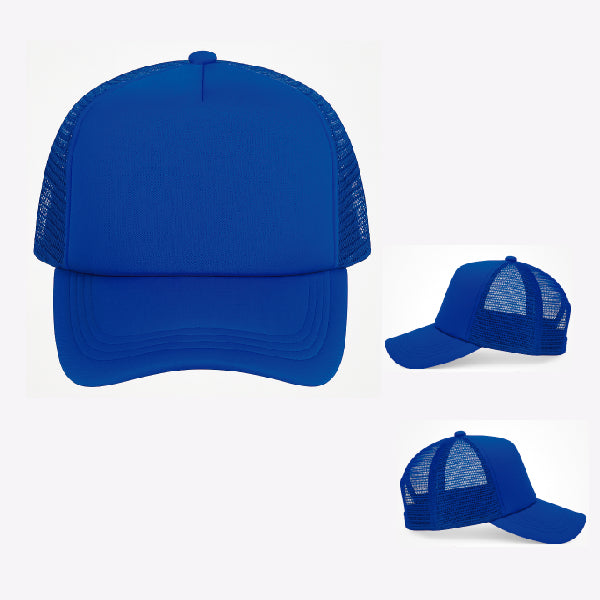 GORRA CAMIONERA TOM AZUL ELÉCTRICO ENTERO