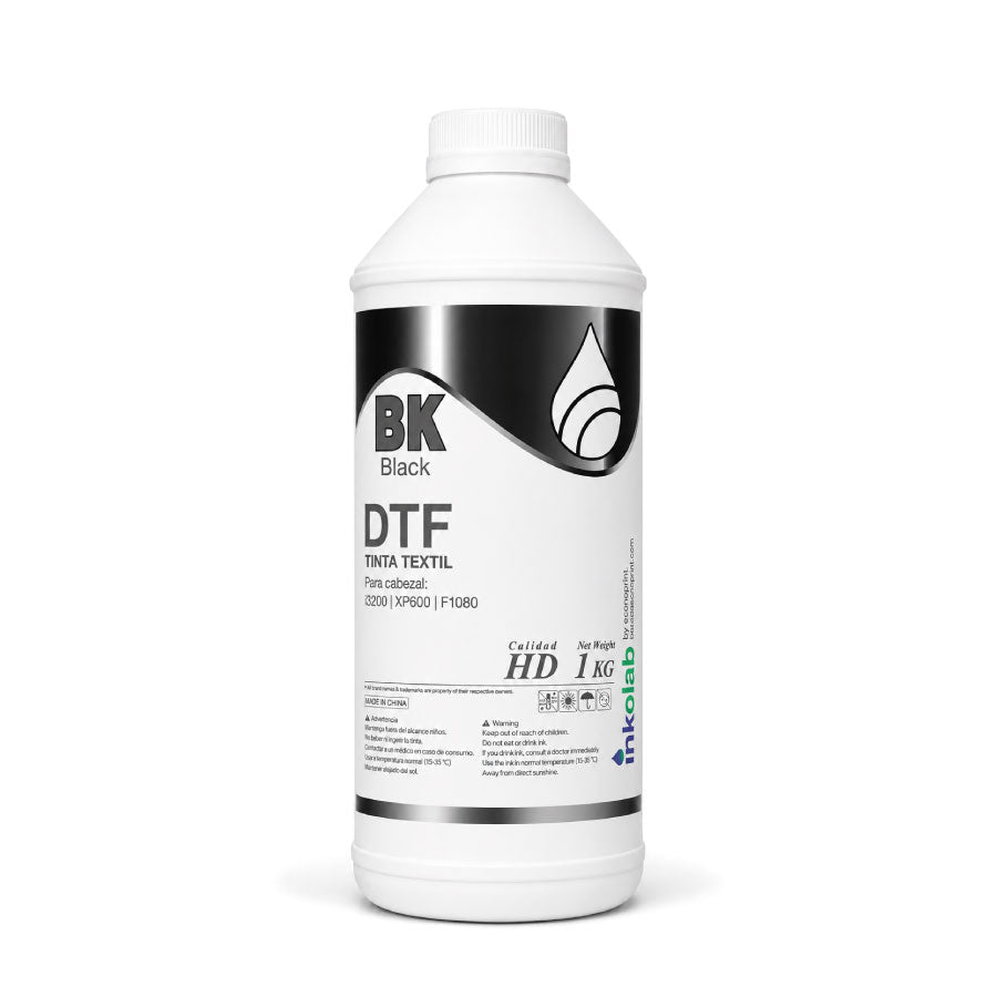 TINTA INKOLAB DTF TEXTIL 1000ML - VARIOS COLORES