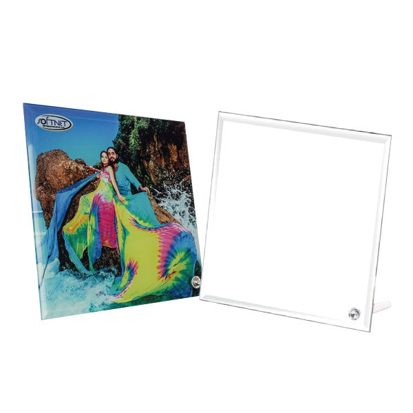 PORTARETRATO DE VIDRIO SUBLIMABLE 20*20CM (BL-25)