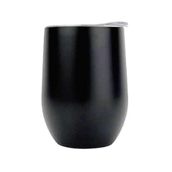 TUMBLER NEGRO BRILLOSO NO SUBLIMABLE 360 ML