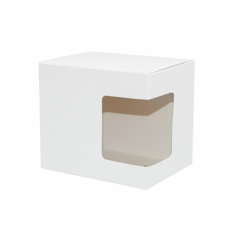 CAJA CUBO ABIERTO SUBLIMABLE PARA JARRO 11 OZ SET X12