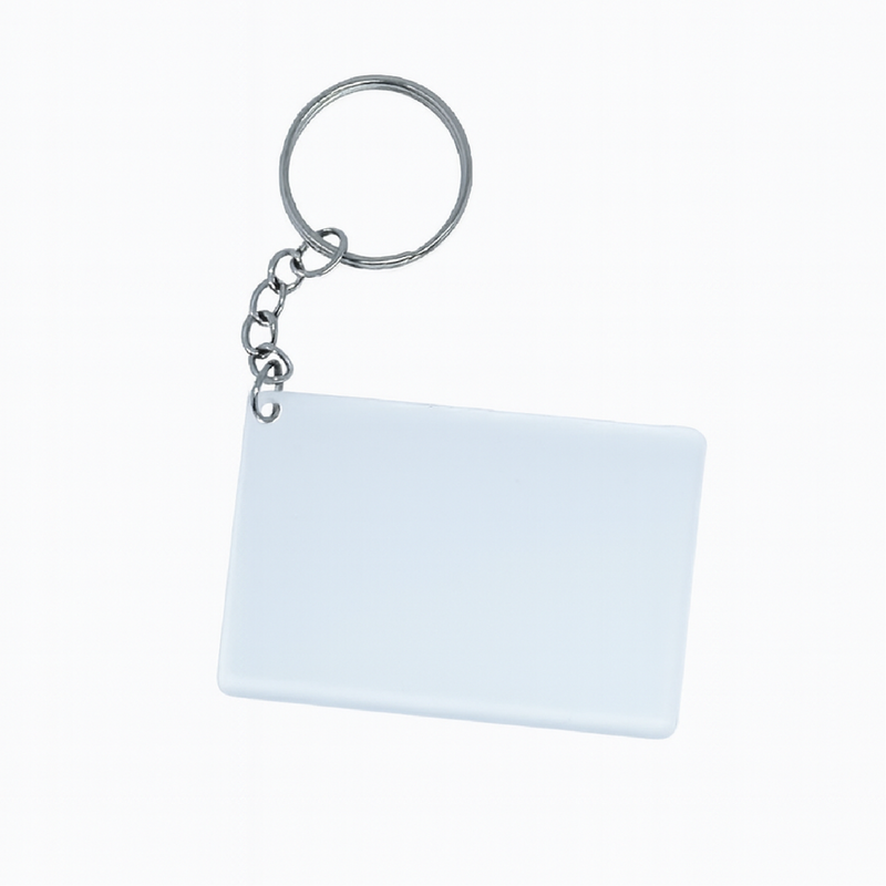LLAVERO ACRÍLICO RECTANGULAR SET X 12