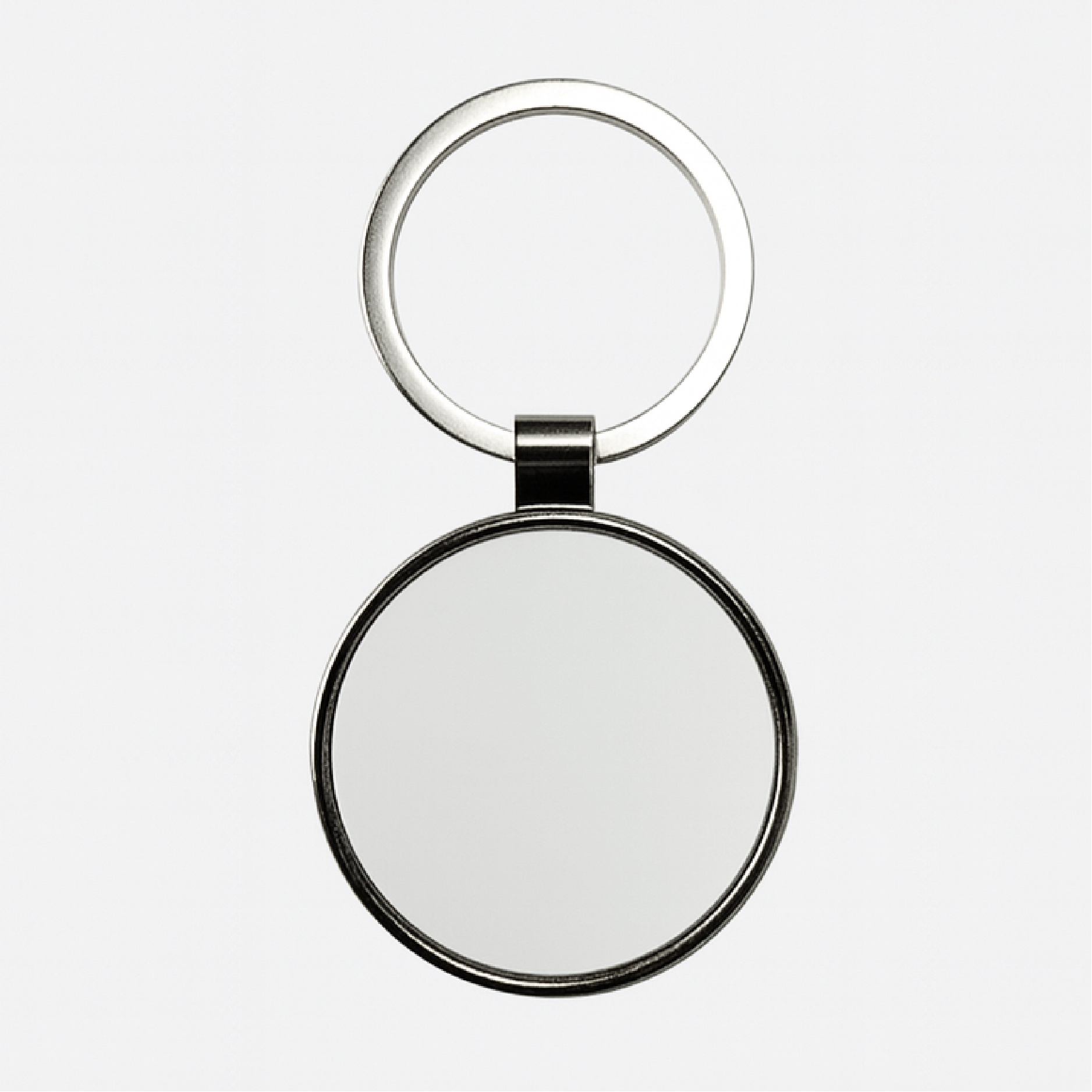 LLAVERO METÁLICO SUBLIMABLE REDONDO 3.8 X 3.8 CM