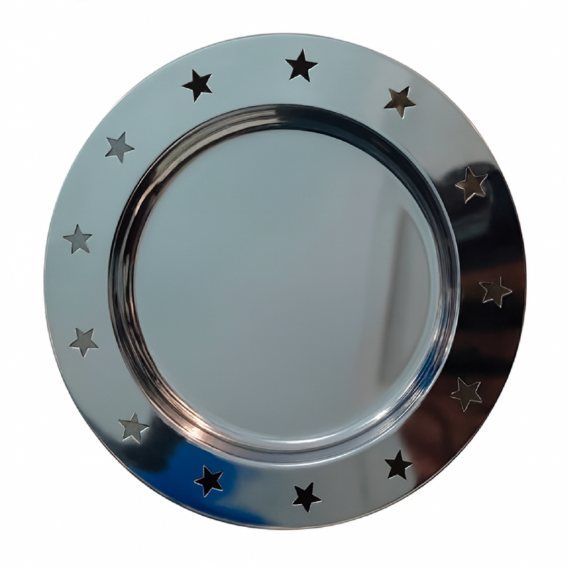 PLATO METÁLICO SUBLIMABLE