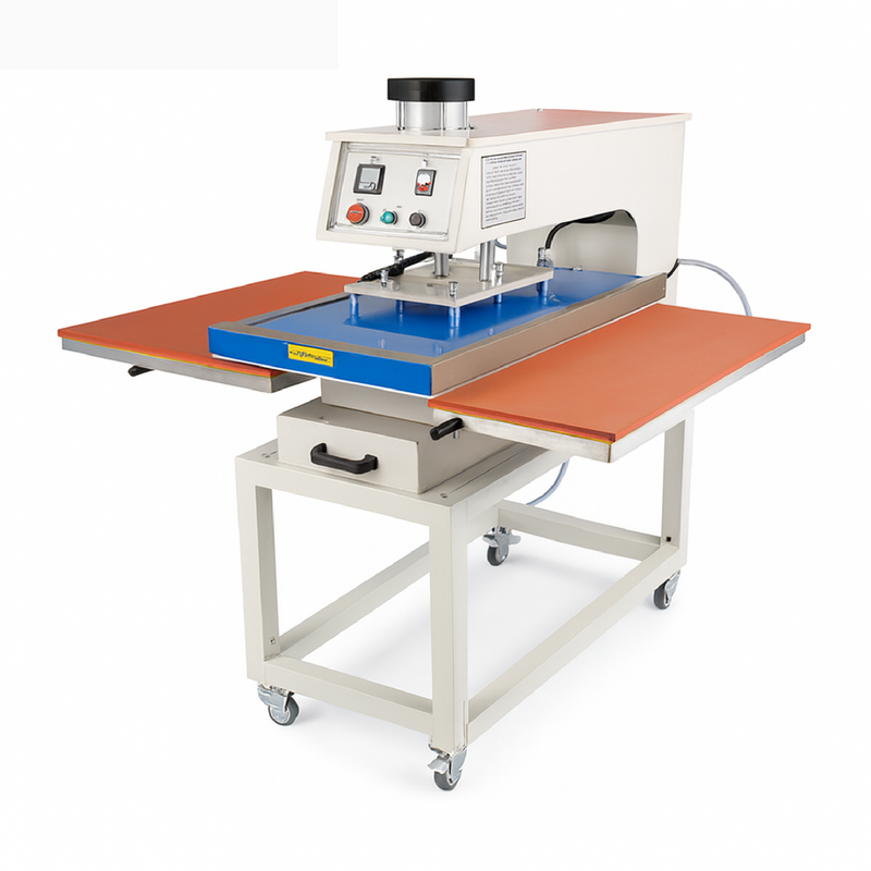 SUBLIMADORA PLANCHA DE 60 X 80 DOBLE BANDEJA NEUMATICA COLOR BLANCO 220V