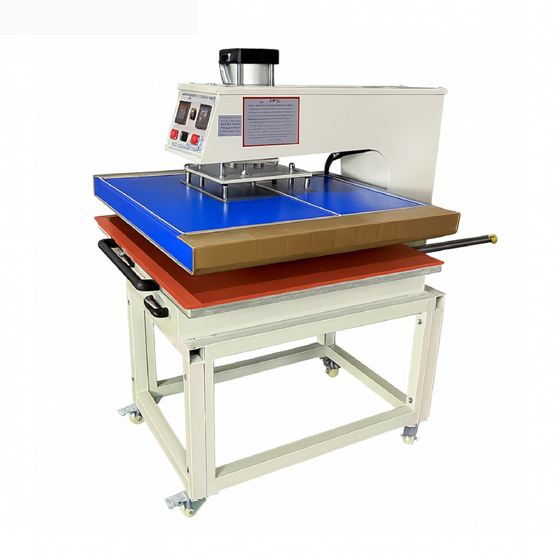 SUBLIMADORA PLANCHA 80*100 BANDEJA DESLIZABLE NEUMATICA AZUL 220V