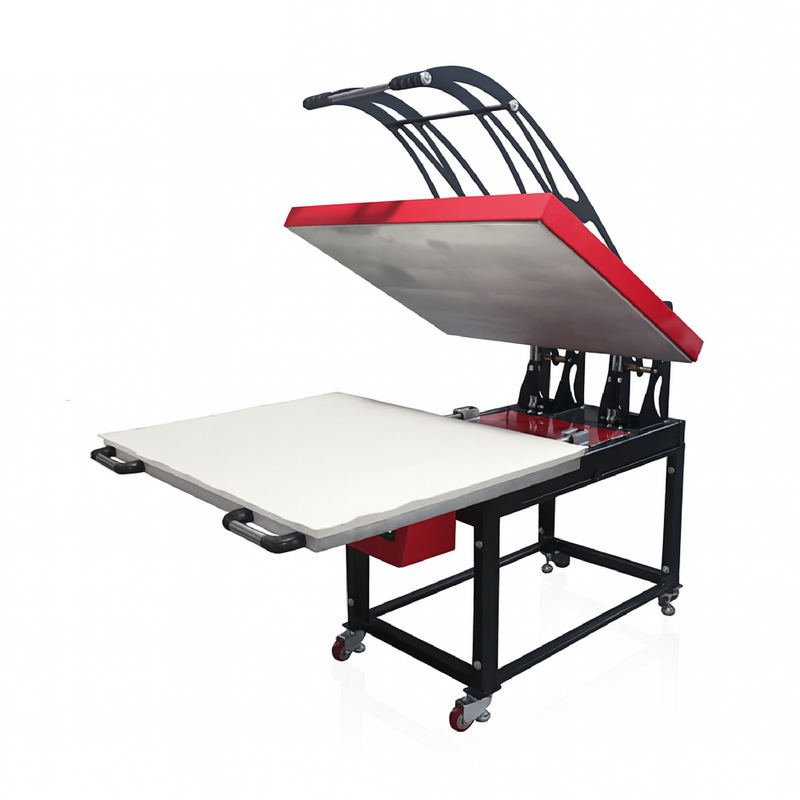 SUBLIMADORA PLANCHA 80 X 100 CON BANDEJA DESLIZABLE 220V + SOPORTE