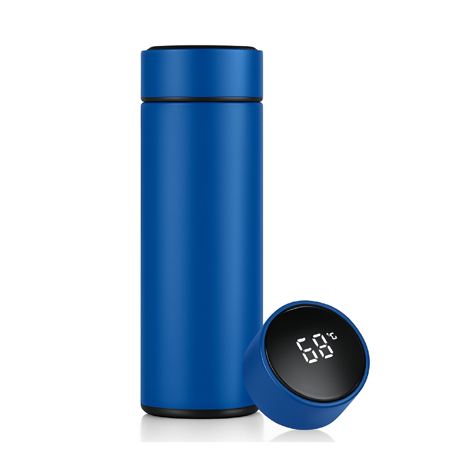 TERMO CON MEDIDOR DIGITAL 500 ML PERSONALIZABLE - VARIOS COLORES