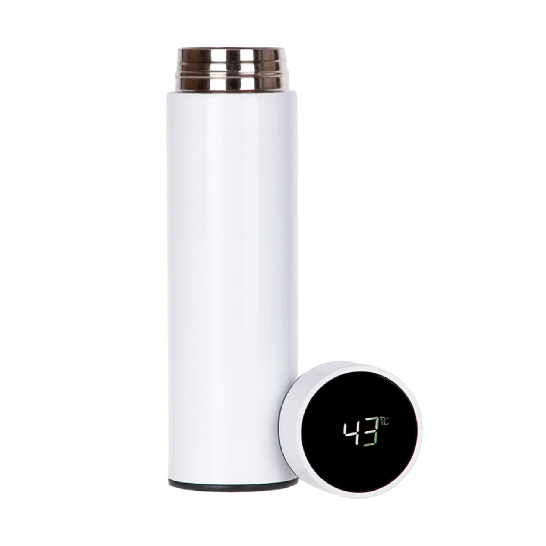TERMO CON MEDIDOR DIGITAL 500 ML PERSONALIZABLE - VARIOS COLORES