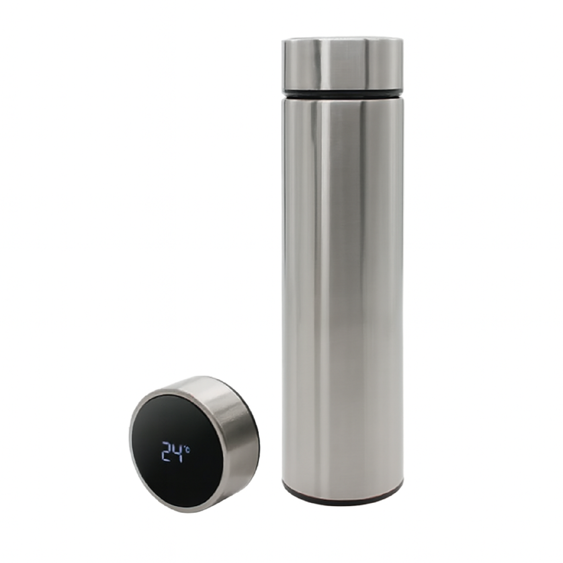 TERMO CON MEDIDOR DIGITAL 500 ML PERSONALIZABLE - VARIOS COLORES