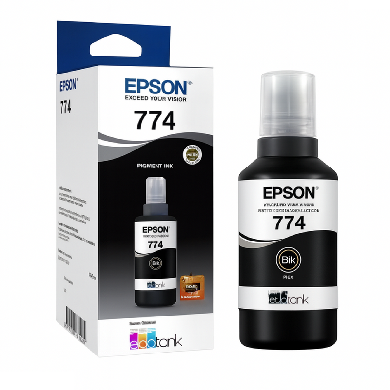 TINTA ORIGINAL EPSON 774 - 140ML - ECONTANK - CON CAJA