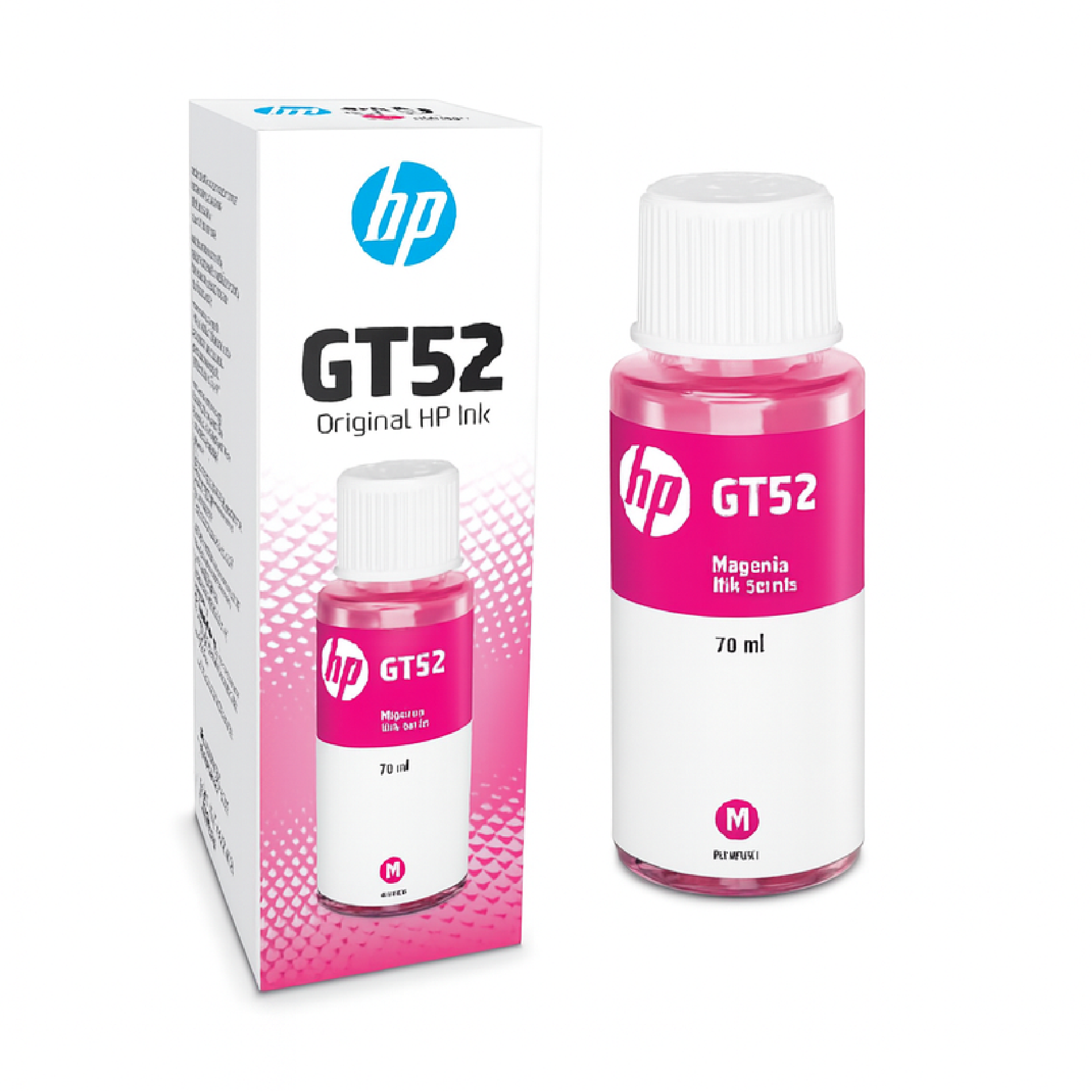 TINTA ORIGINAL HP 70 ML GT-52 Y NEGRA 90 ML
