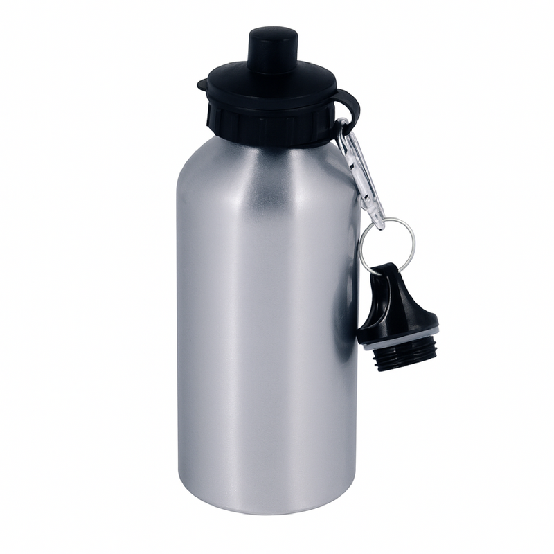 TOMATODO DE ALUMINIO 500 ML PLOMO DOBLE TAPA