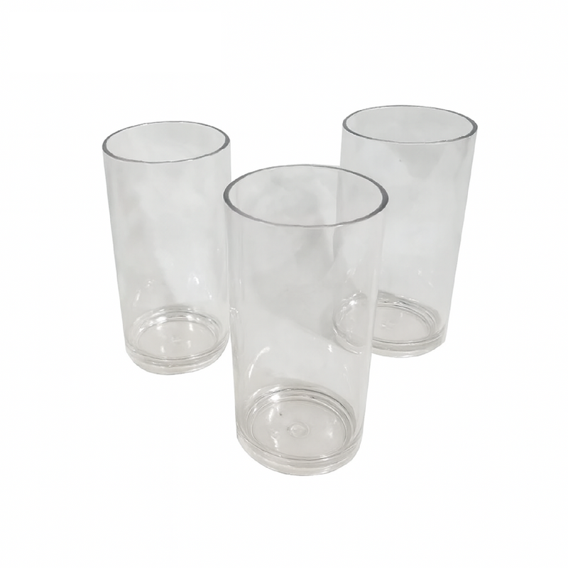 VASO ACRILICO TRANSPARENTE 330 ML