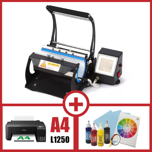 COMBO SUBLIMADORA DE TOMATODOS + IMPRESORA L1250 + INSUMOS