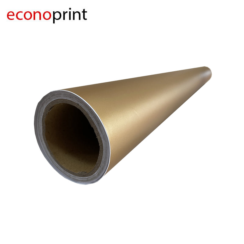VINIL ADHESIVO DORADO MATTE EXTERIOR (1.22METRO ANCHO) METRO