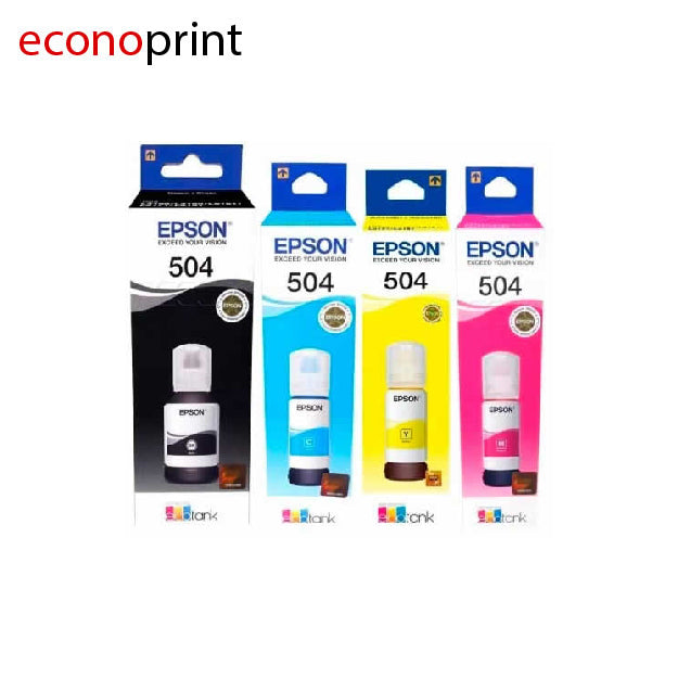 TINTA ORIGINAL EPSON 504 DE 70 Y 127 ML