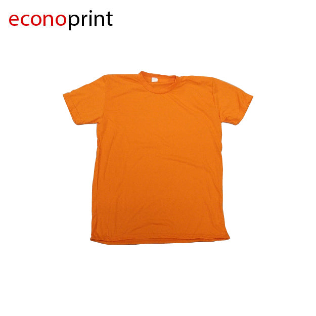 CAMISETA DE CUELLO REDONDO ECONÓMICA COLOR NARANJA