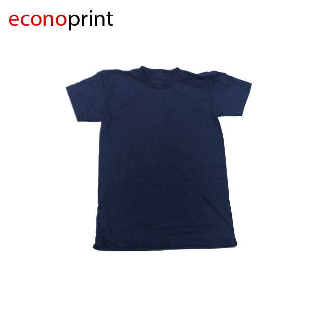 CAMISETA DE CUELLO REDONDO STANDAR COLOR AZUL MARINO
