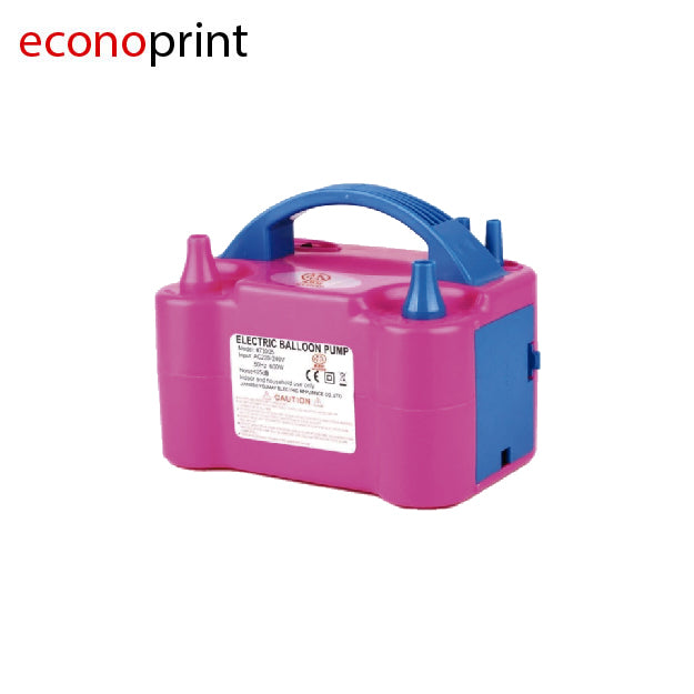 INFLADOR ELÉCTRICO DE GLOBOS COLOR ROSADO