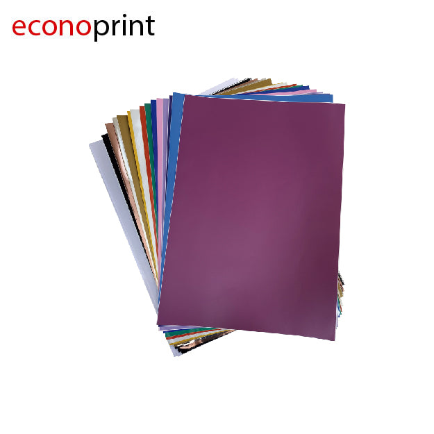 VINIL ADHESIVO A3 X 20 HOJAS VARIOS COLORES