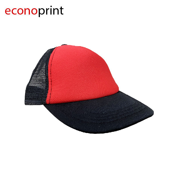 GORRA TOM NIÑO COLOR NEGRO FRENTE ROJO
