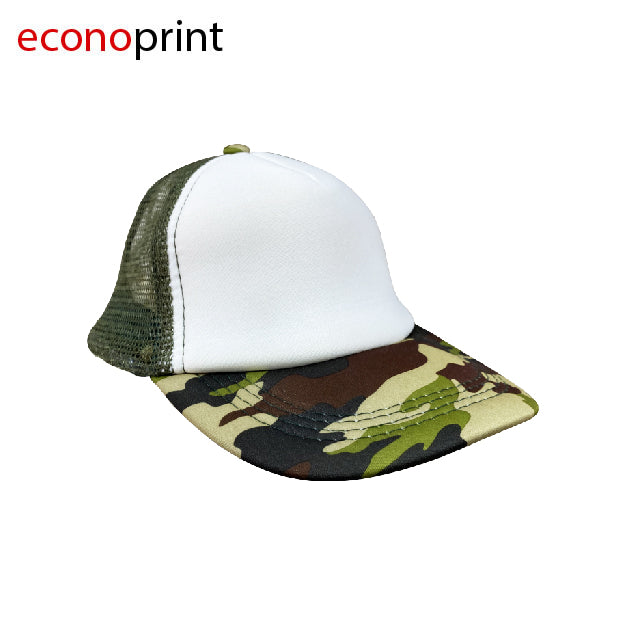 GORRA TOM NIÑO CAMUFLADA FRENTE BLANCO