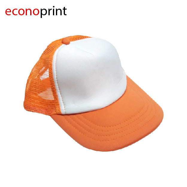GORRA TOM ADULTO COLOR NARANJA OSCURO FRENTE BLANCO