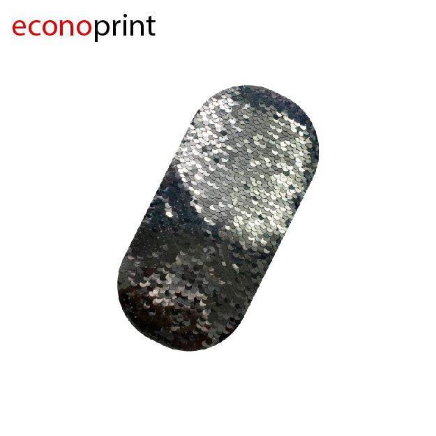 PARCHES OVALADOS CON LENTEJUELA SUBLIMABLE VARIOS COLORES