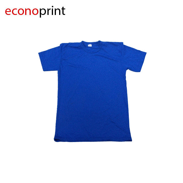 CAMISETA CUELLO REDONDO ECONÓMICA AZUL ELÉCTRICO