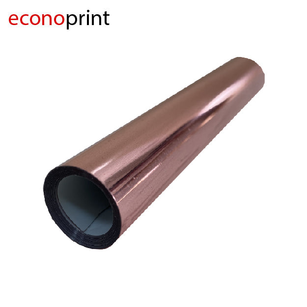 VINIL TEXTIL METALICO ORO ROSA METRO ITALIANO