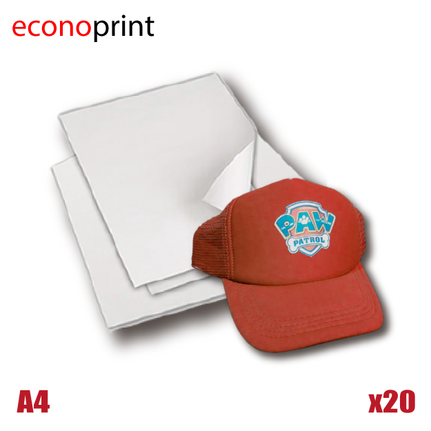 PAPEL TRANSFER OSCURO A4 X 20