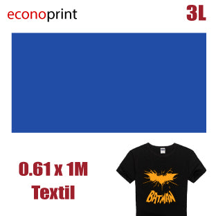 Vinil Textil Azul Electrico Matte 3L