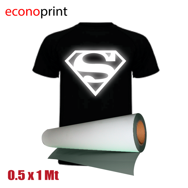 VINIL TEXTIL REFLECTIVO PLATEADO METRO