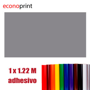 Vinil adhesivo plateado
