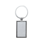 LLAVERO METÁLICO SUBLIMABLE RECTANGULAR 2.5 x 4 CM