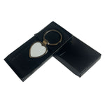 LLAVERO METÁLICO SUBLIMABLE CORAZÓN 3 x 3.2 cm